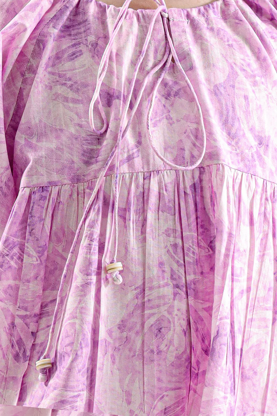 Printed Self Strip Lawn Stitched Shirt For Kids - Image 4