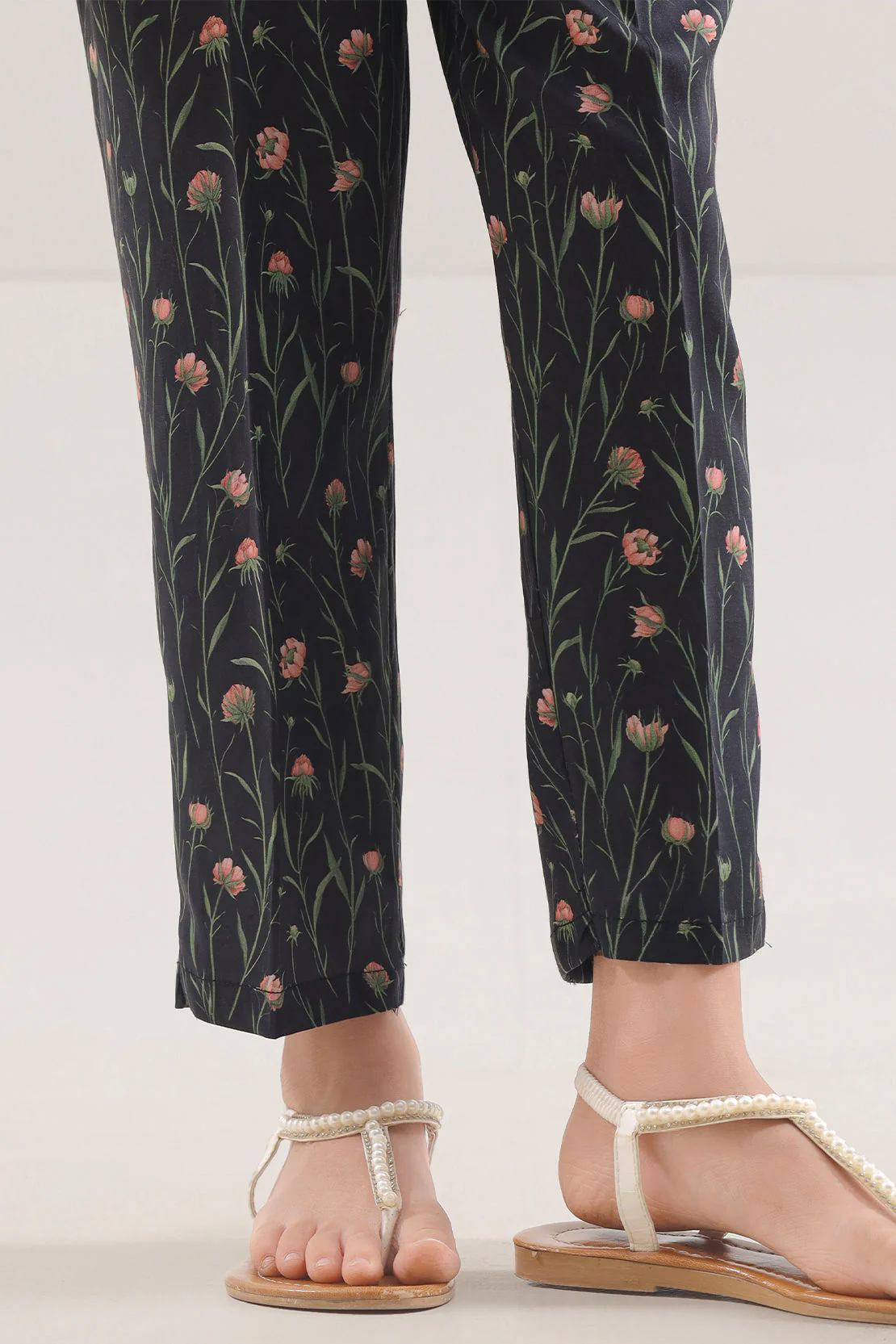 Printed Silk Touch Pants For Kids - Image 2