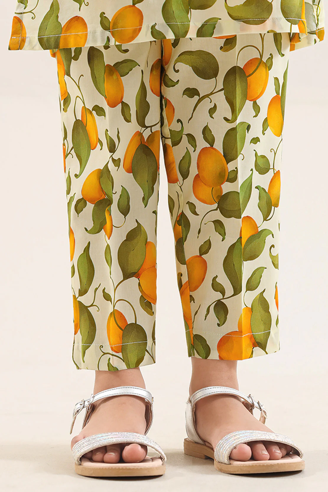 Printed Silk Touch Pants For Kids