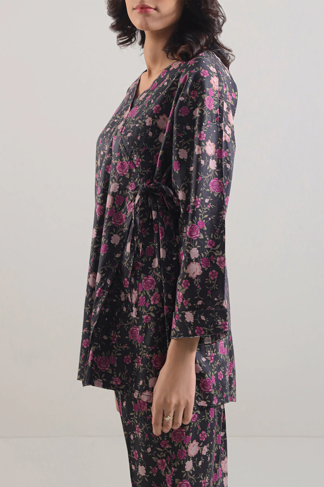 Printed Silk Touch Stitched 2 Piece (Shirt/Trouser) - Image 2