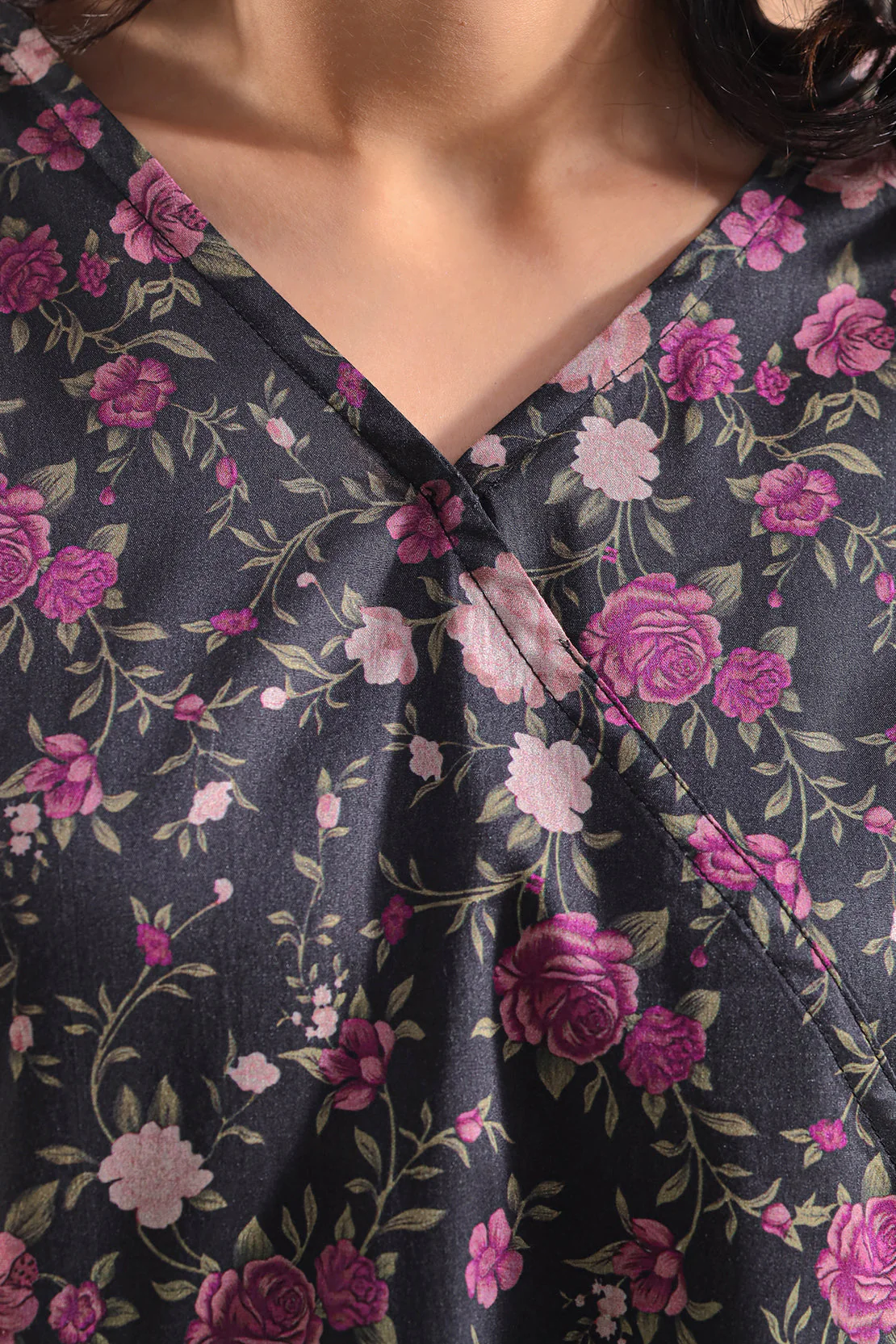 Printed Silk Touch Stitched 2 Piece (Shirt/Trouser) - Image 4