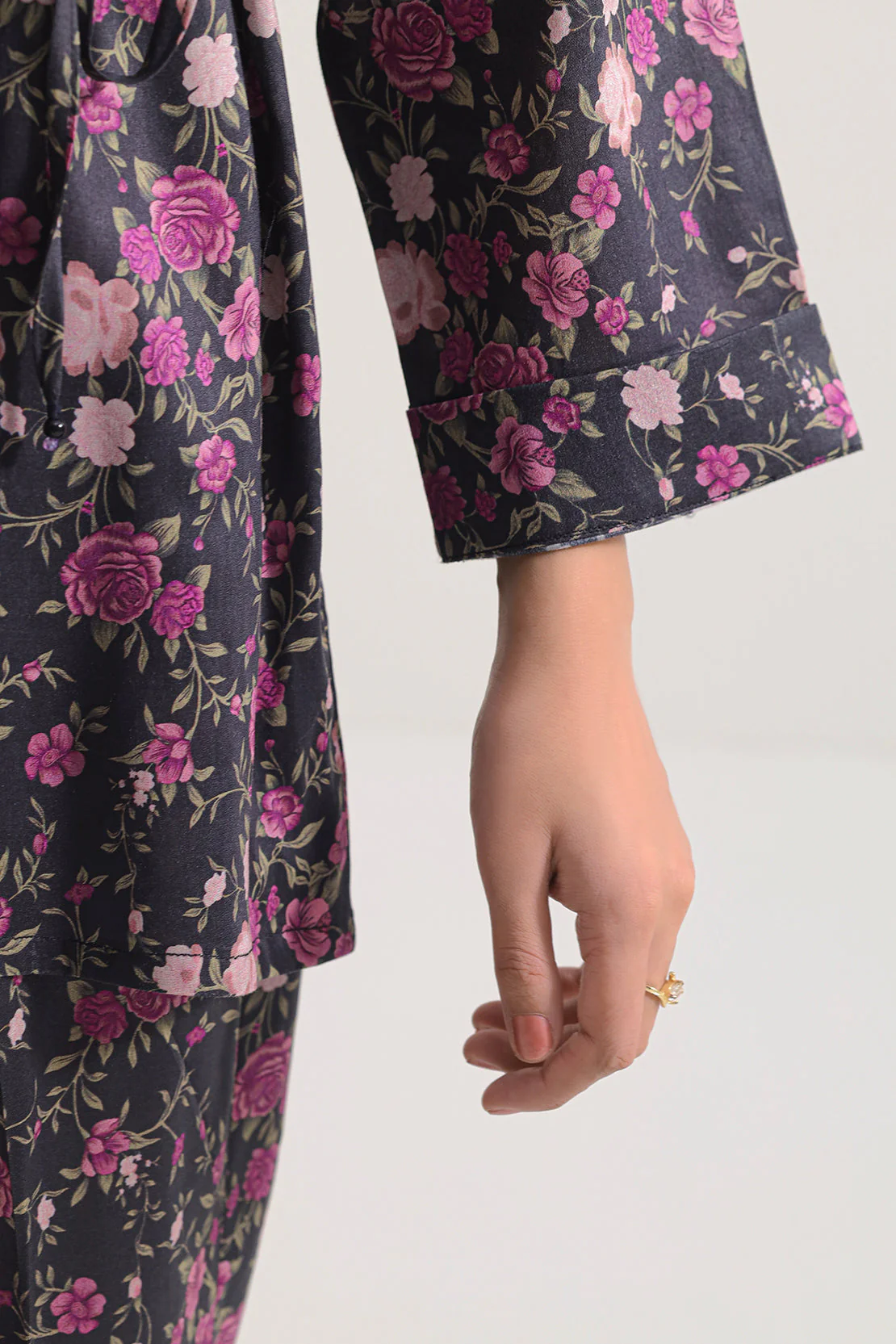 Printed Silk Touch Stitched 2 Piece (Shirt/Trouser) - Image 6
