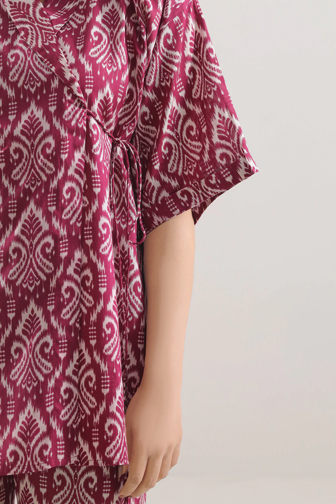 Printed Silk Touch Stitched 2 Piece (Shirt/Trouser) - Image 5