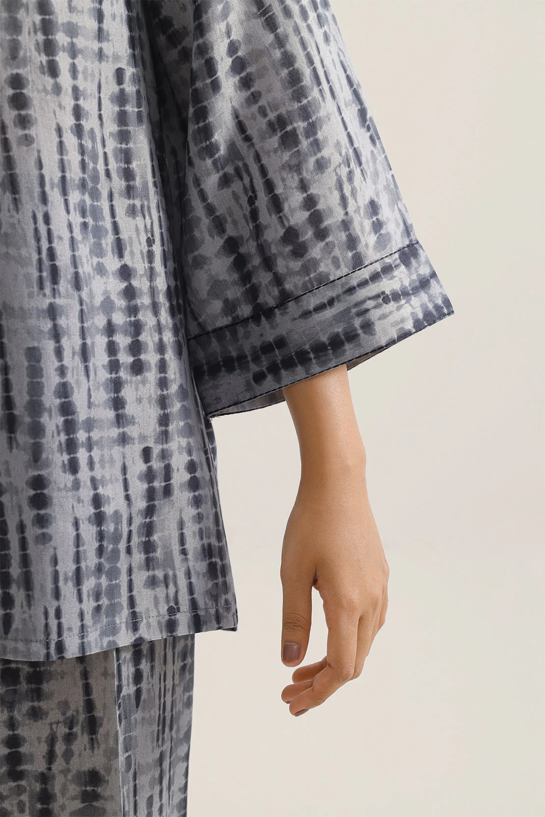 Printed Silk Touch Stitched 2 Piece (Shirt/Trouser) - Image 4