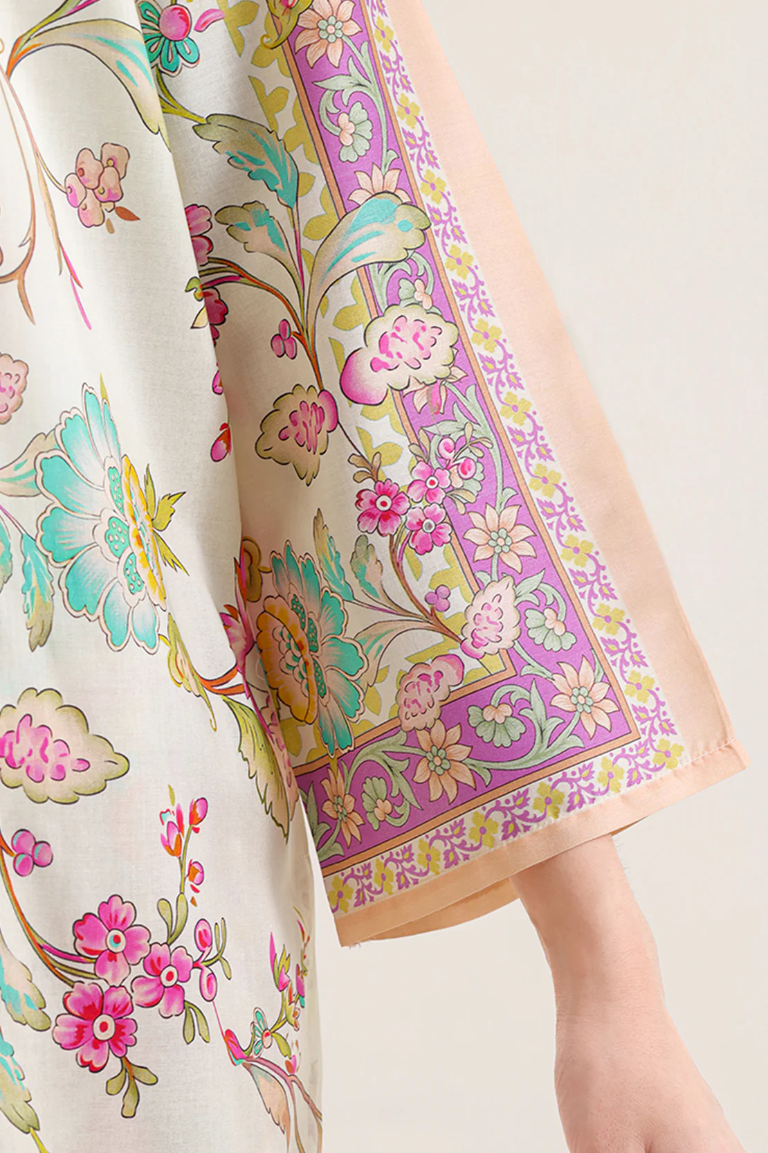 Printed Silk Touch Stitched 2 Piece (Shirt/Trouser) - Image 5