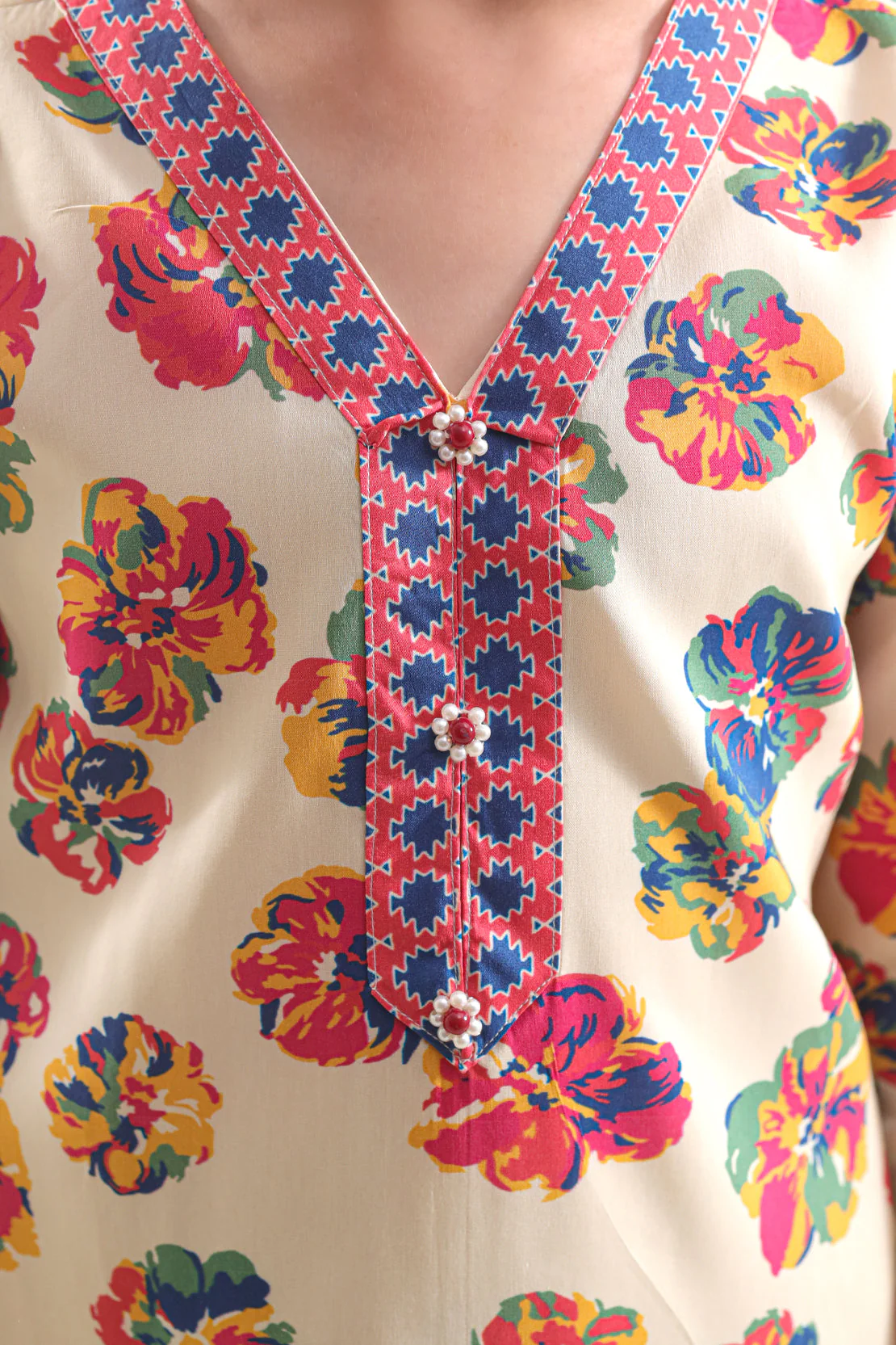 Printed Silk Touch Stitched Shirt/trouser For Kids - Image 4