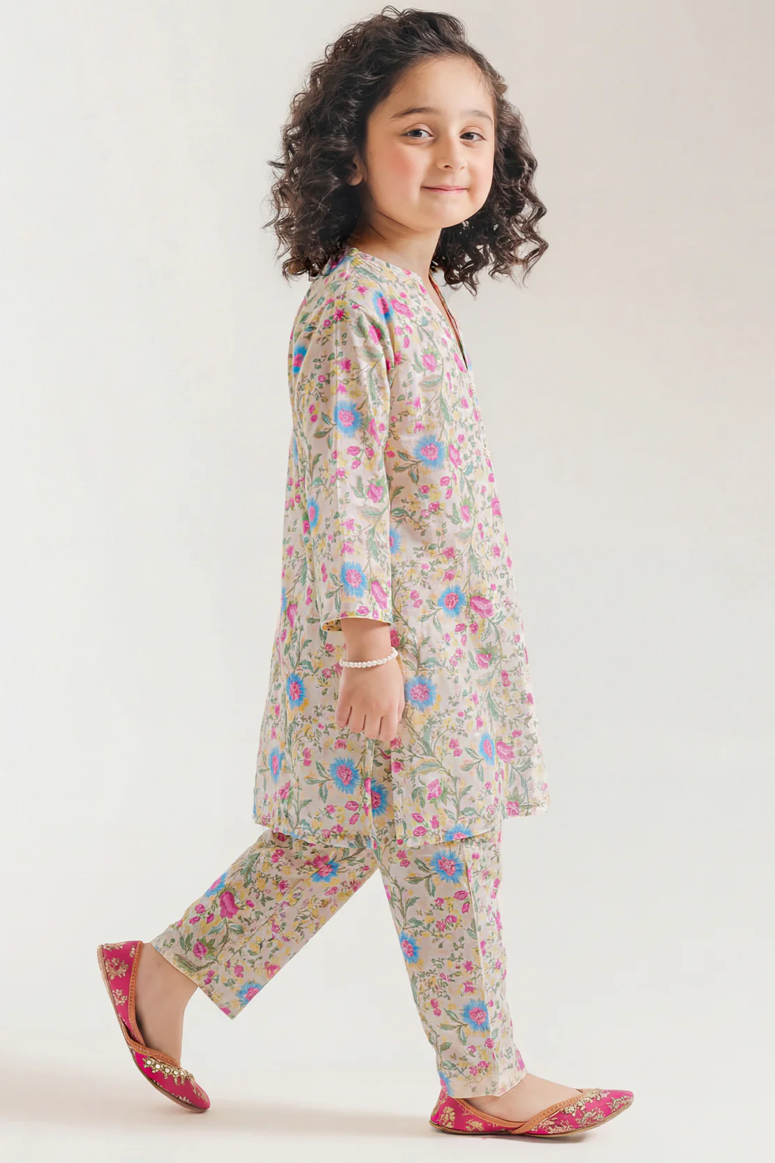 Printed Silk Touch Stitched Shirt/trouser For Kids - Image 3