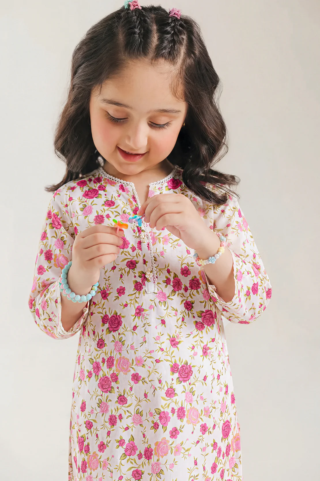 Printed Silk Touch Stitched Shirt/trouser For Kids - Image 2