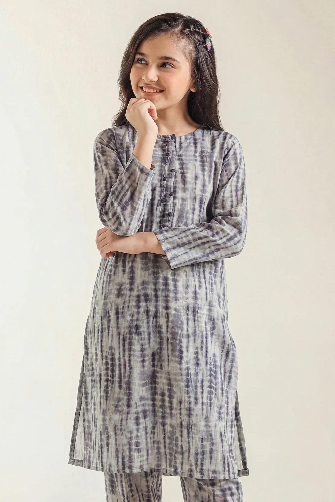 Printed Silk Touch Stitched Shirt/trouser For Kids - Image 2