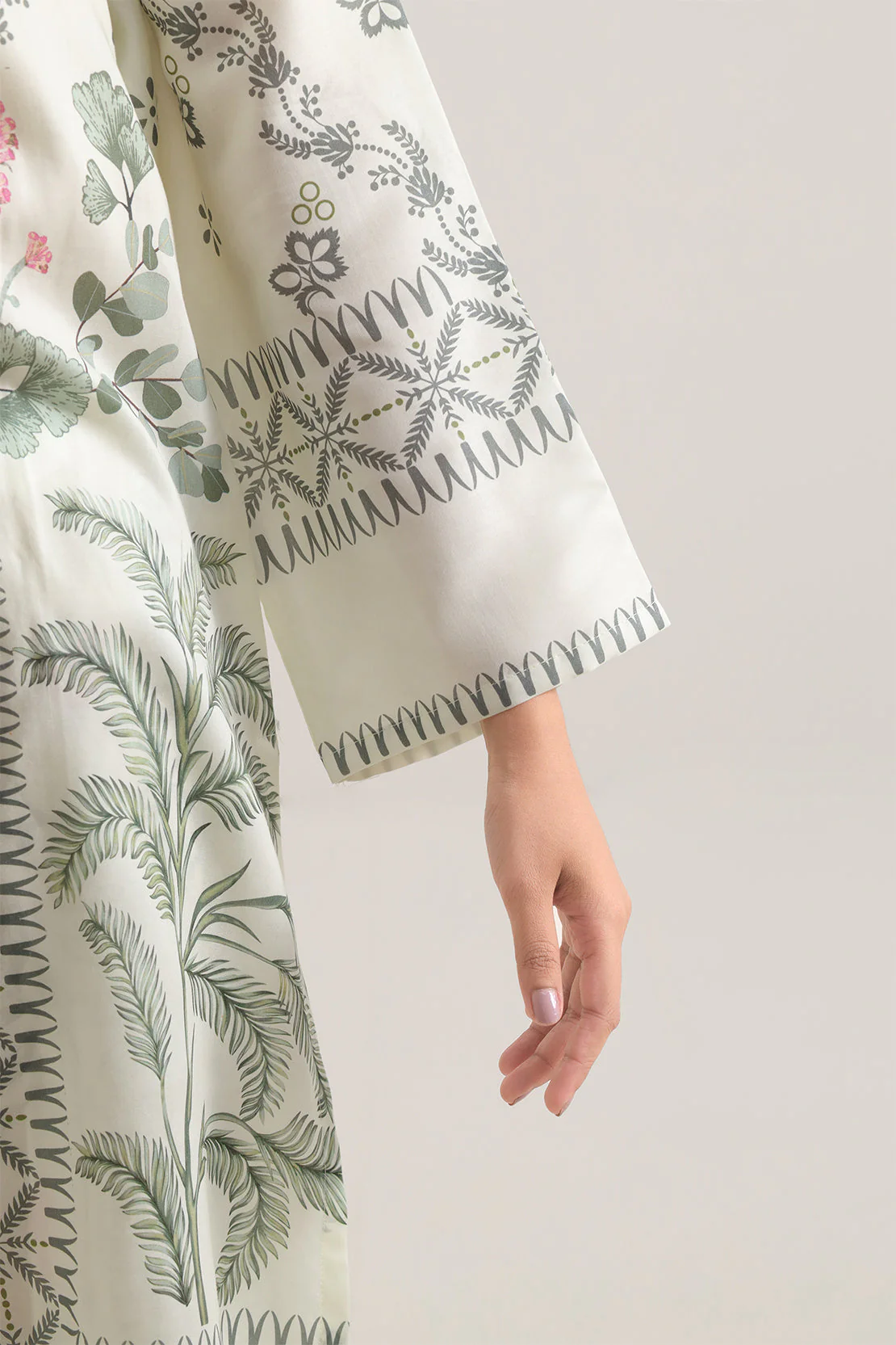 Printed Silk Touch Stitched Shirt - Image 5