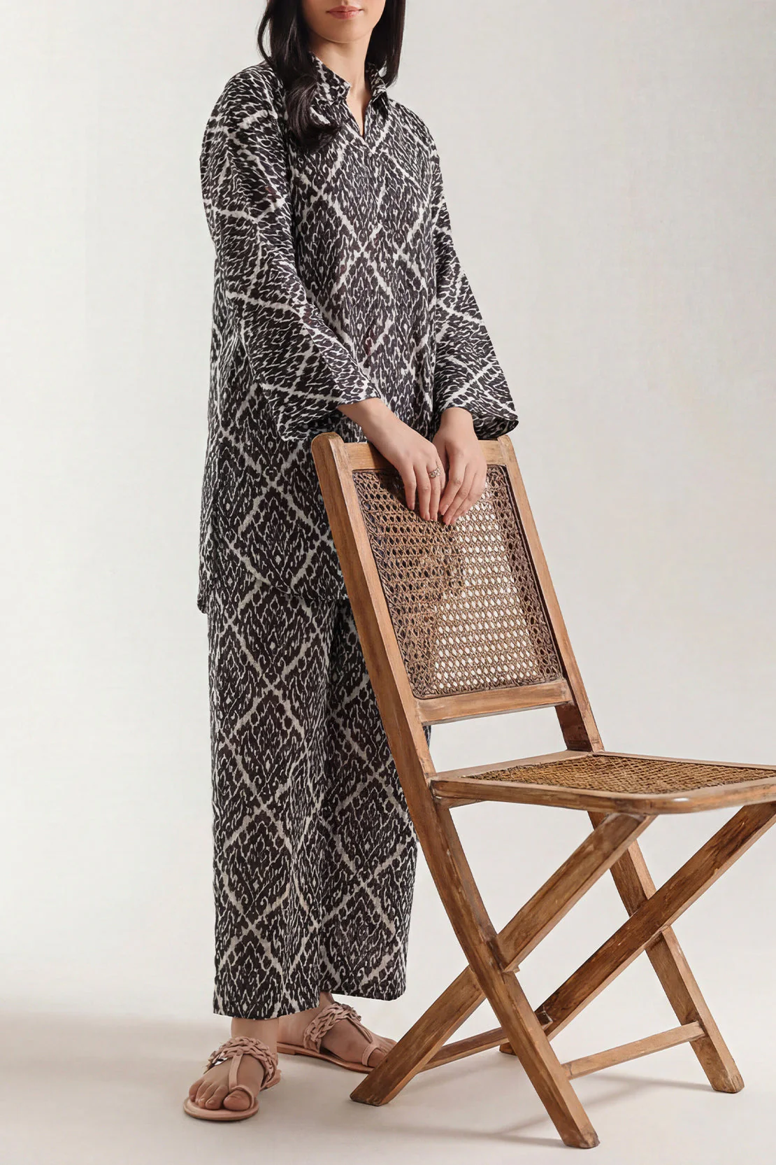 Printed Silk Touch Stitched Shirt