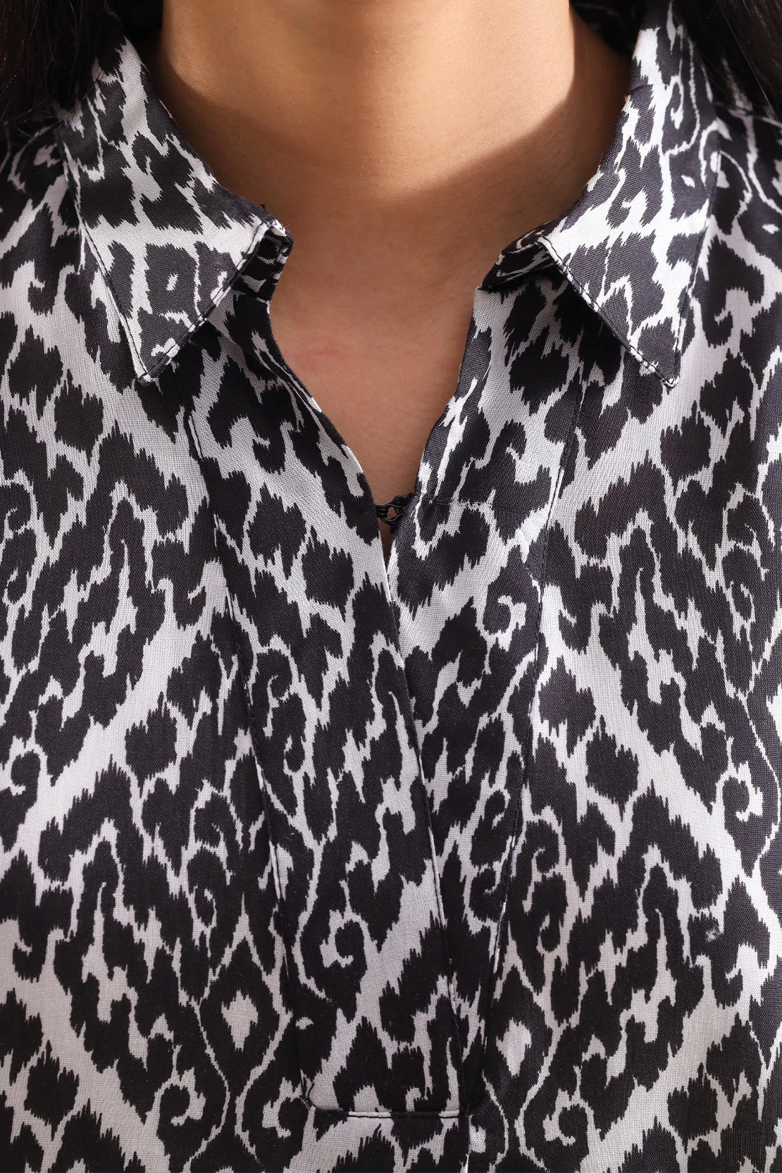 Printed Silk Touch Stitched Shirt - Image 3