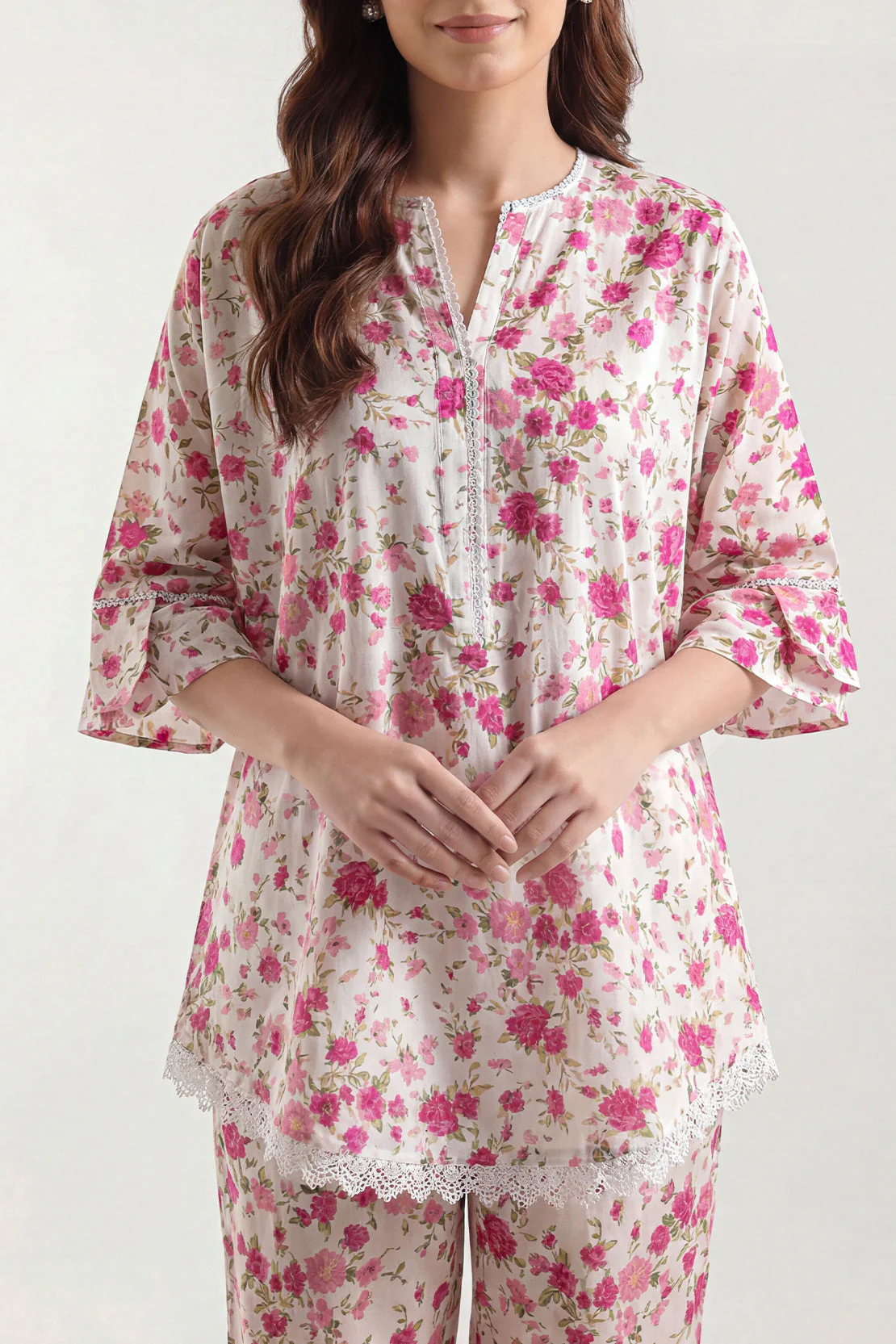 Printed Silk Touch Stitched Shirt - Image 3