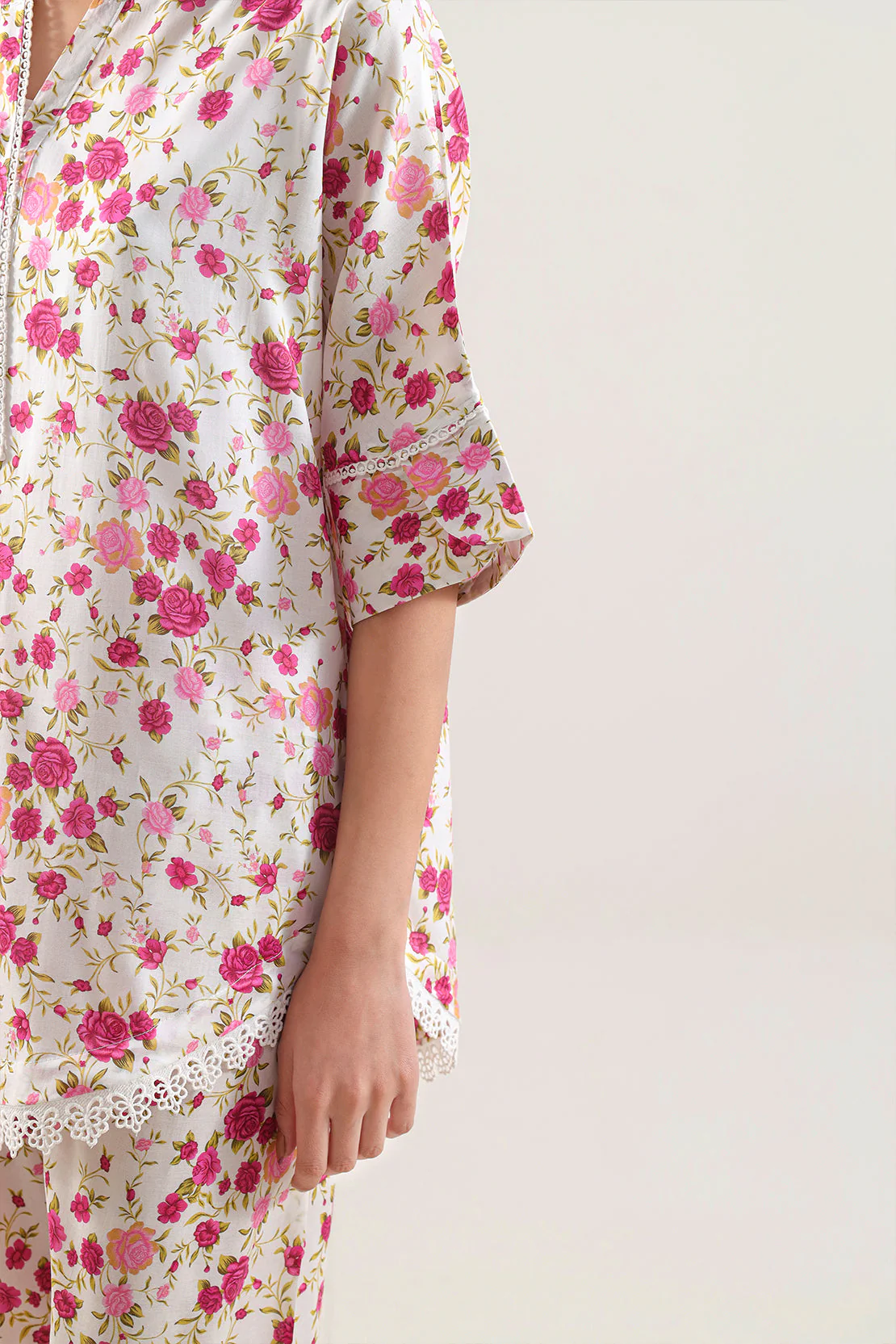 Printed Silk Touch Stitched Shirt - Image 5