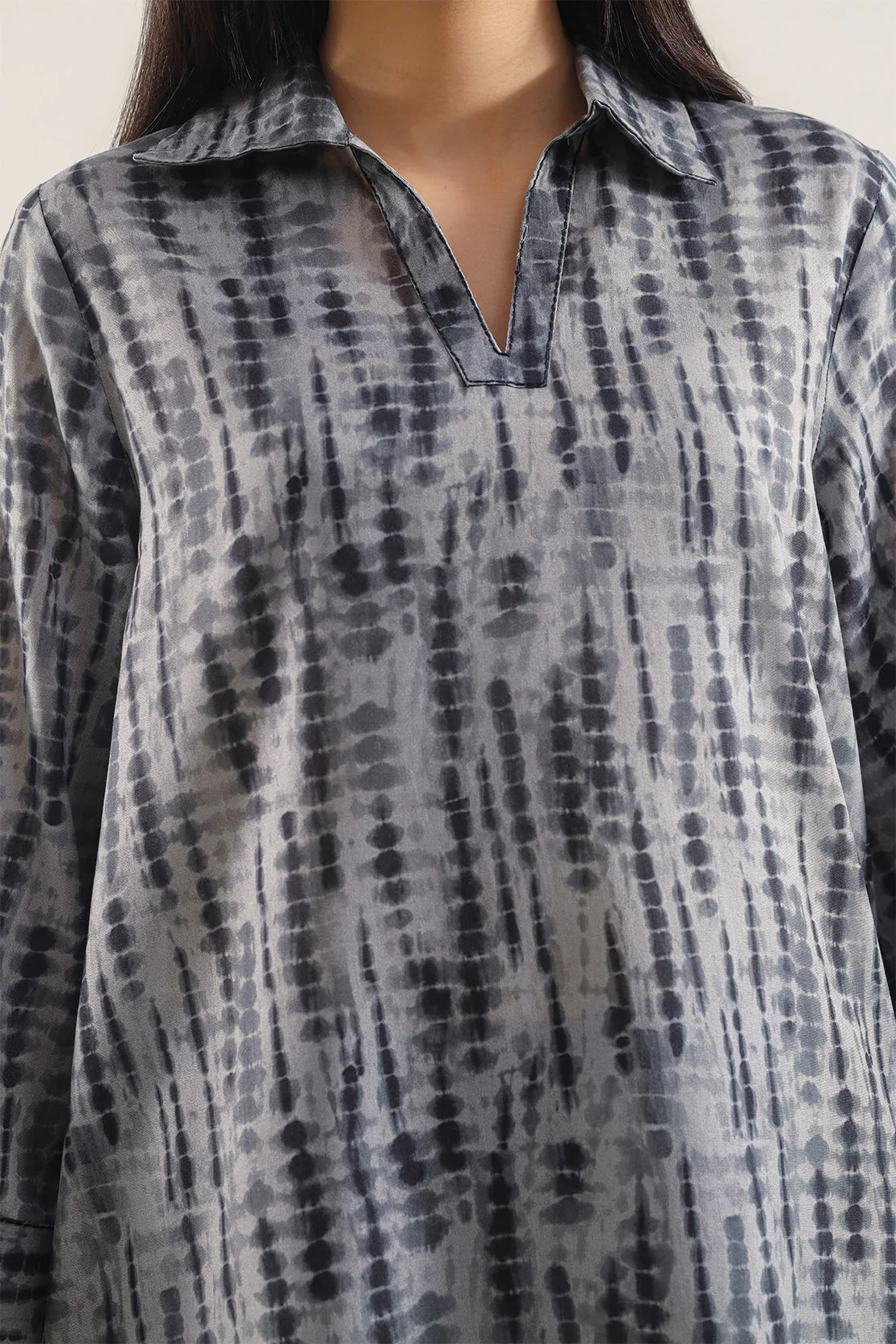 Printed Silk Touch Stitched Shirt - Image 3