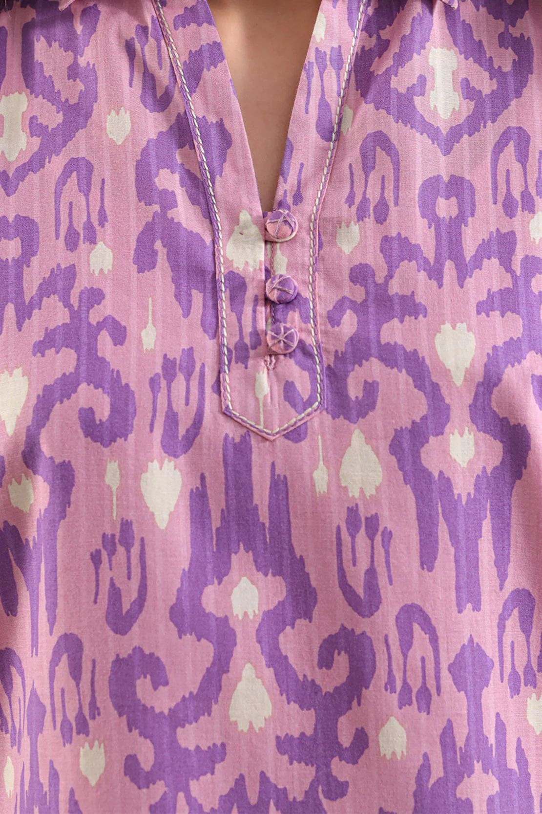 Printed Silk Touch Stitched Shirt - Image 3
