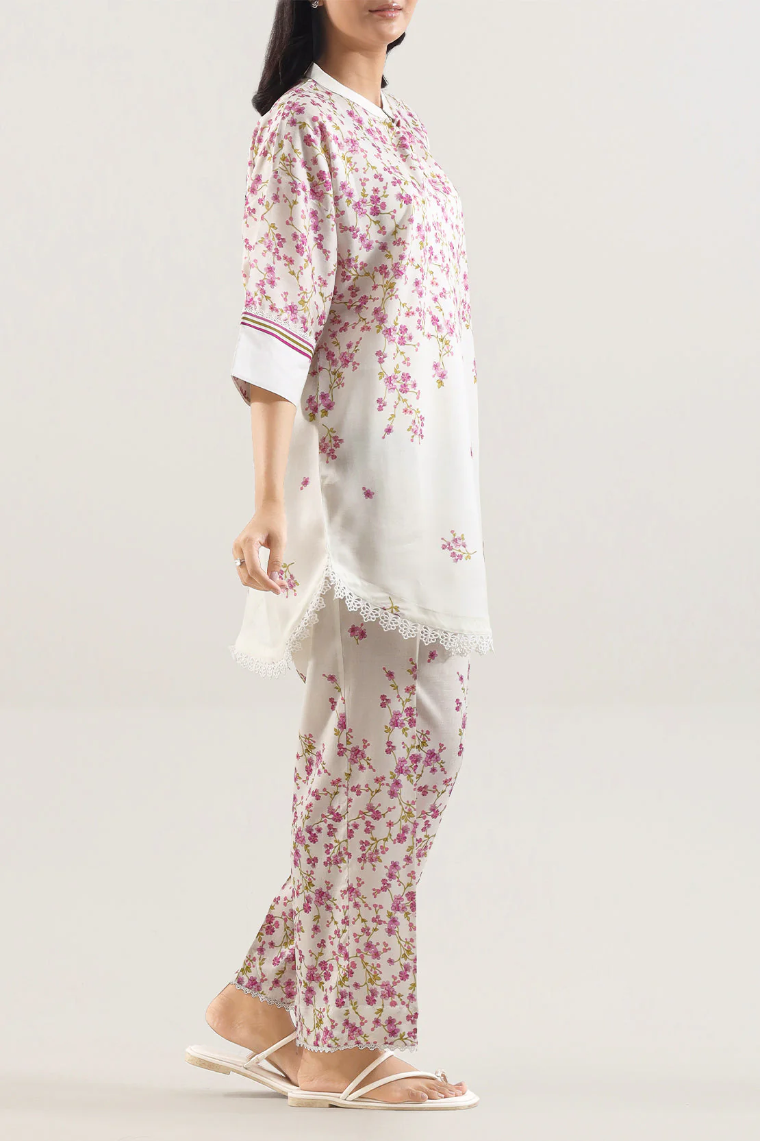 Printed Silk Touch Stitched Shirt - Image 3