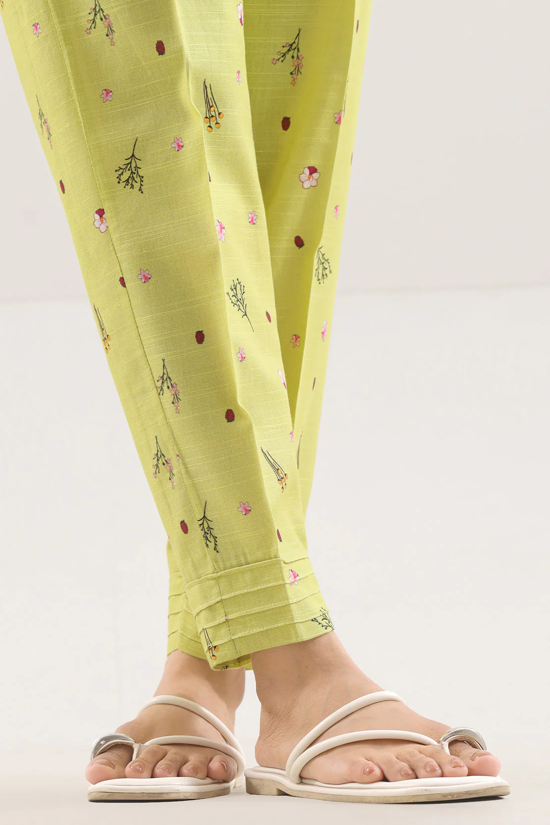 Printed Soft Khaddar Pant - Image 2