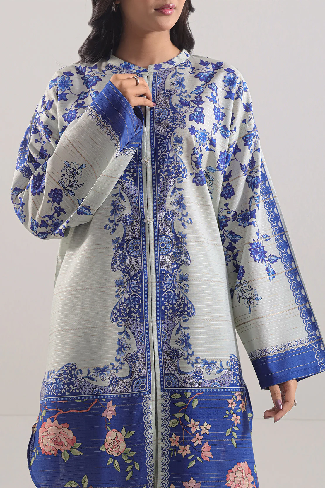 Printed Soft Touch Cotton Stitched 2 Piece (Shirt/Trouser) - Image 2