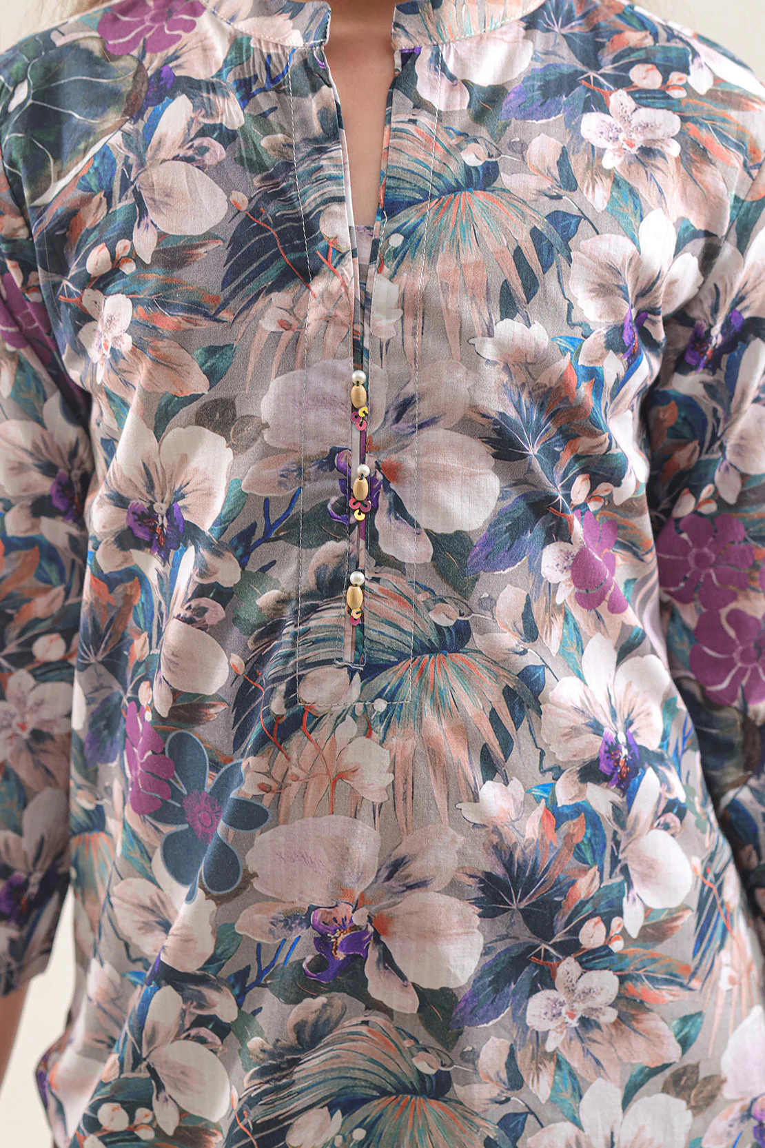 Printed Strip Lawn Stitched 2 Piece (Shirt/Trouser) For Kids - Image 4