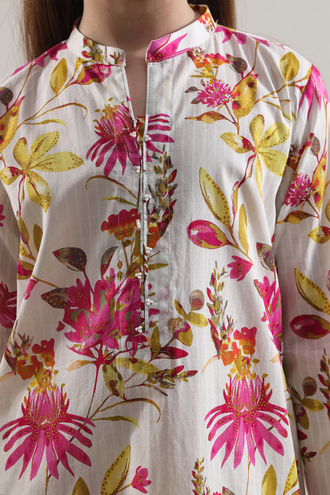 Printed Strip Lawn Stitched 2 Piece (Shirt/Trouser) For Kids - Image 4