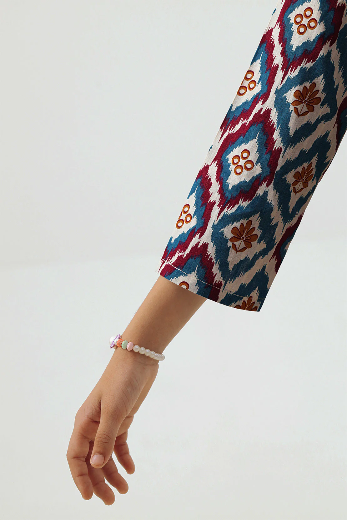 Printed Strip Lawn Stitched 2 Piece (Shirt/Trouser) For Kids - Image 5