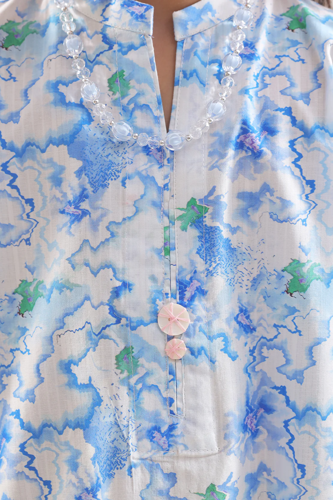 Printed Strip Lawn Stitched 2 Piece (Shirt/Trouser) For Kids - Image 4