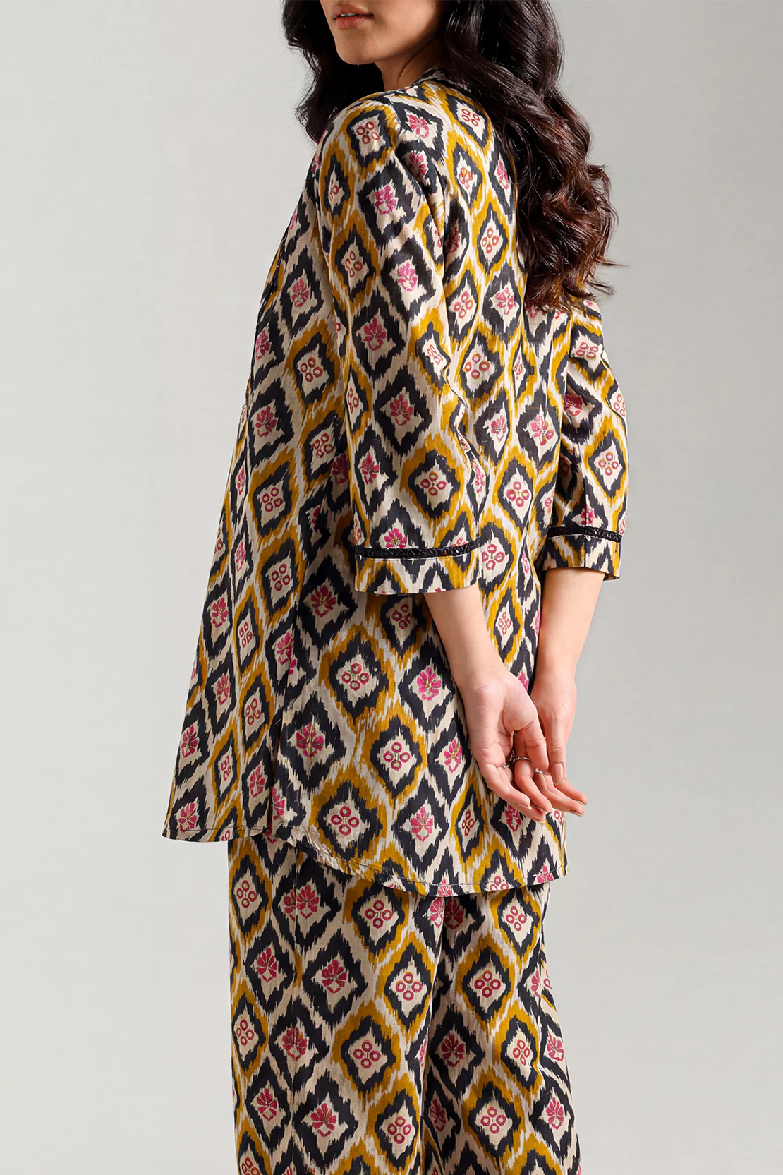 Printed Strip Lawn Stitched 2 Piece (Shirt/Trouser) - Image 3