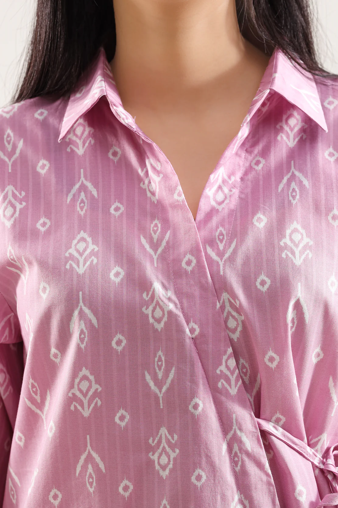 Printed Strip Lawn Stitched 2 Piece (Shirt/Trouser) - Image 4