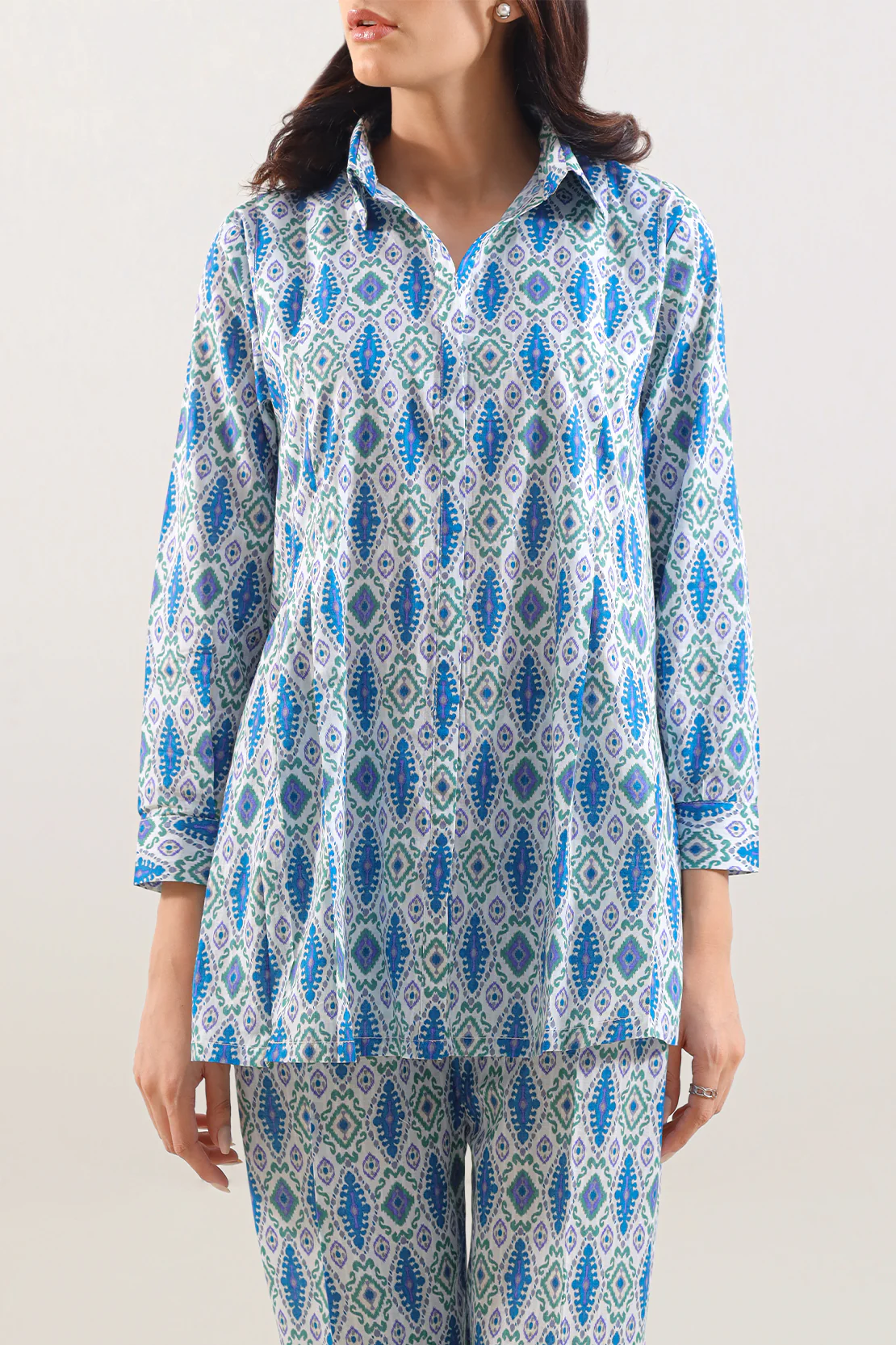 Printed Strip Lawn Stitched 2 Piece (Shirt/Trouser) - Image 2