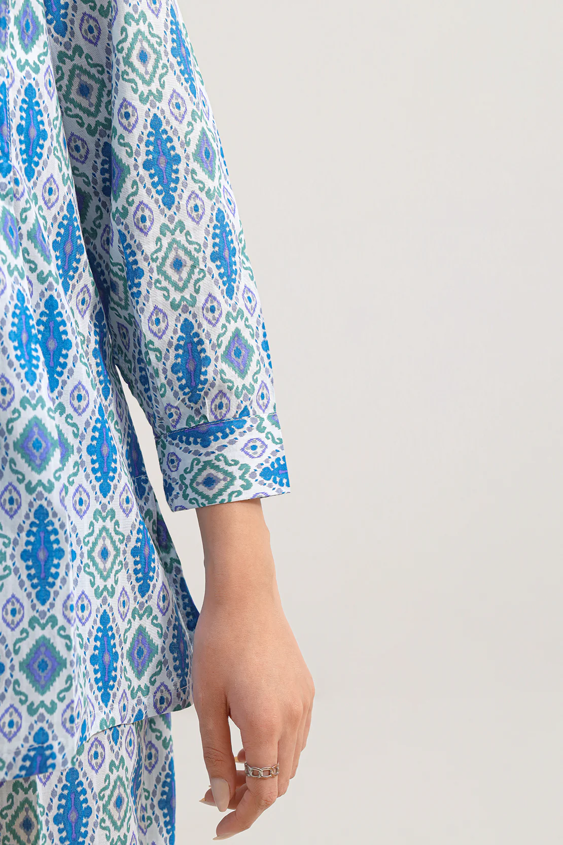 Printed Strip Lawn Stitched 2 Piece (Shirt/Trouser) - Image 6