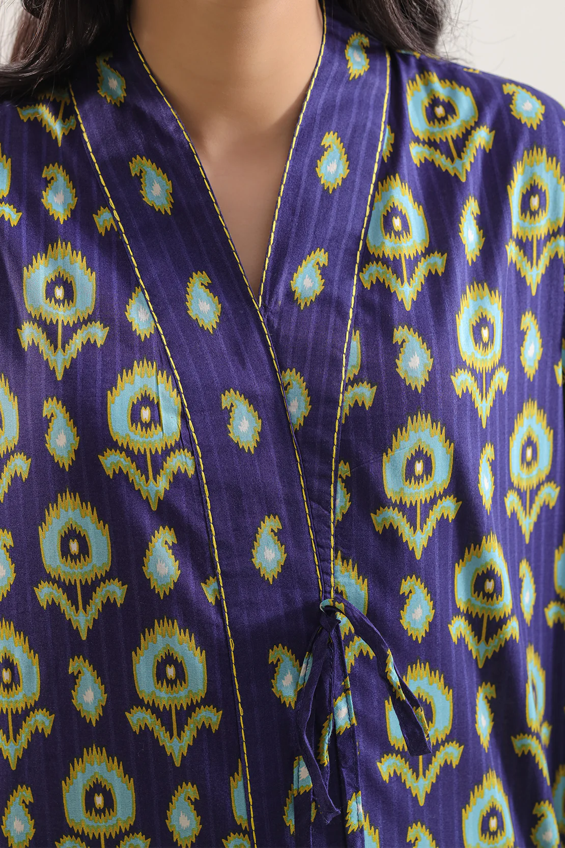 Printed Strip Lawn Stitched 2 Piece (Shirt/Trouser) - Image 3