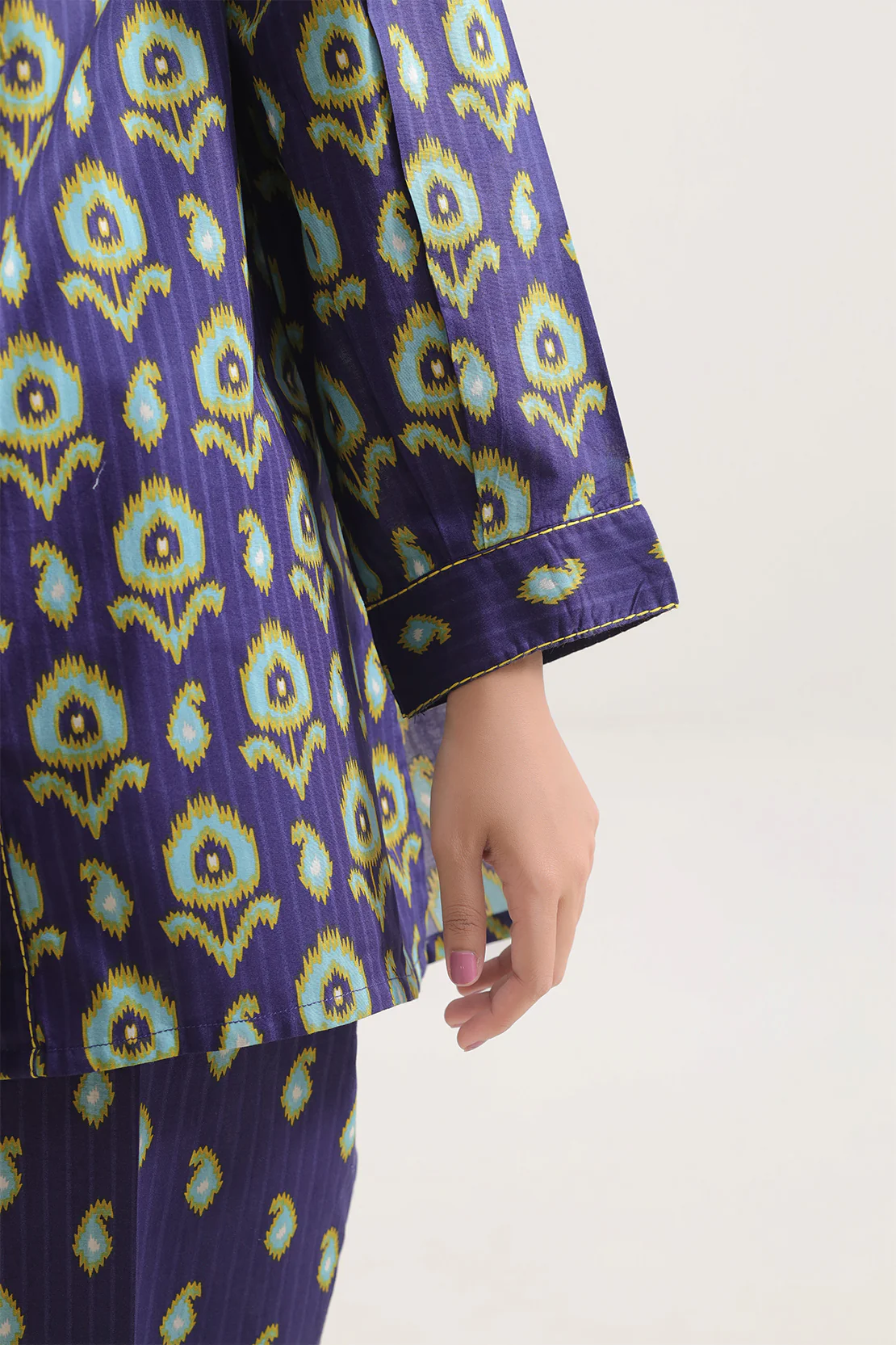Printed Strip Lawn Stitched 2 Piece (Shirt/Trouser) - Image 4