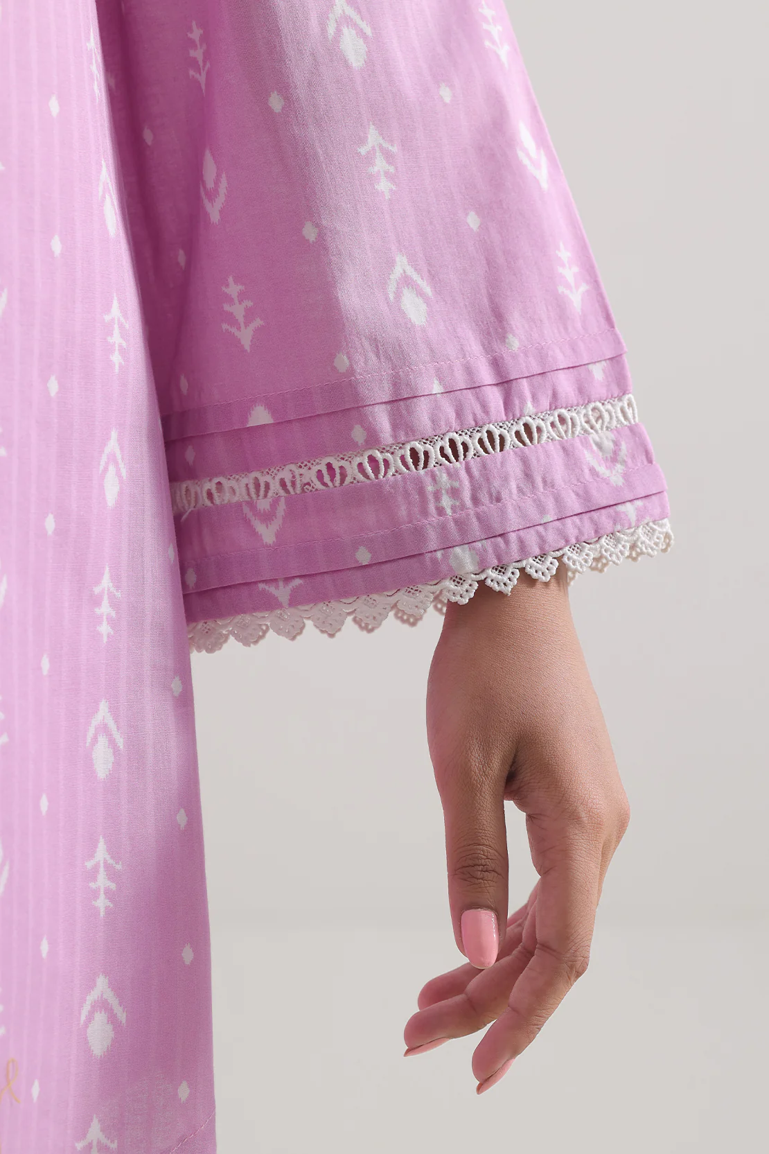 Printed Strip Lawn Stitched 2 Piece (Shirt/Trouser) - Image 5