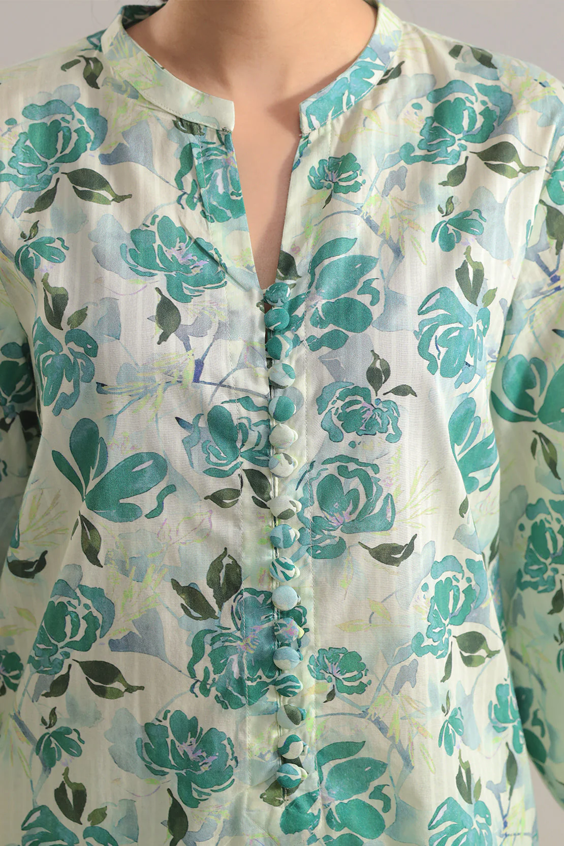 Printed Strip Lawn Stitched 2 Piece (Shirt/Trouser) - Image 5