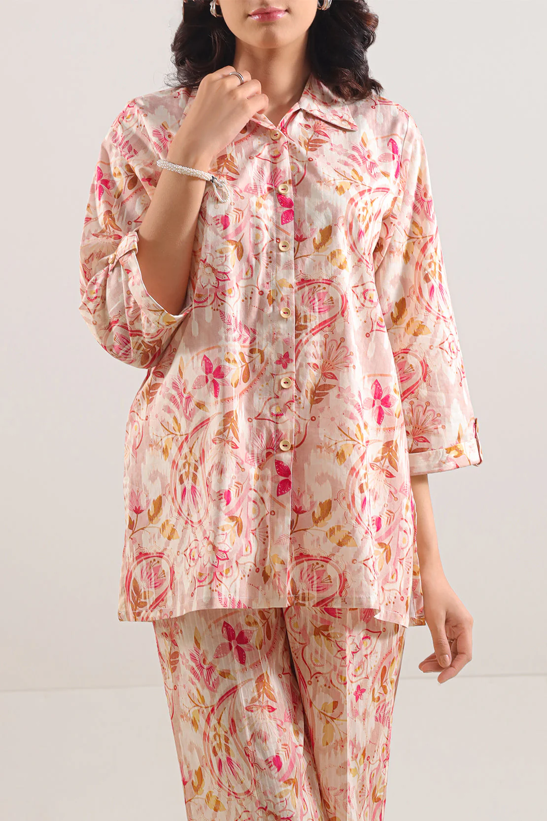 Printed Strip Lawn Stitched 2 Piece (Shirt/Trouser) - Image 2