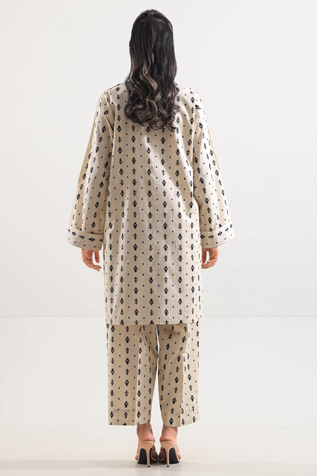 Printed Strip Lawn Stitched 2 Piece (Shirt/Trouser) - Image 4