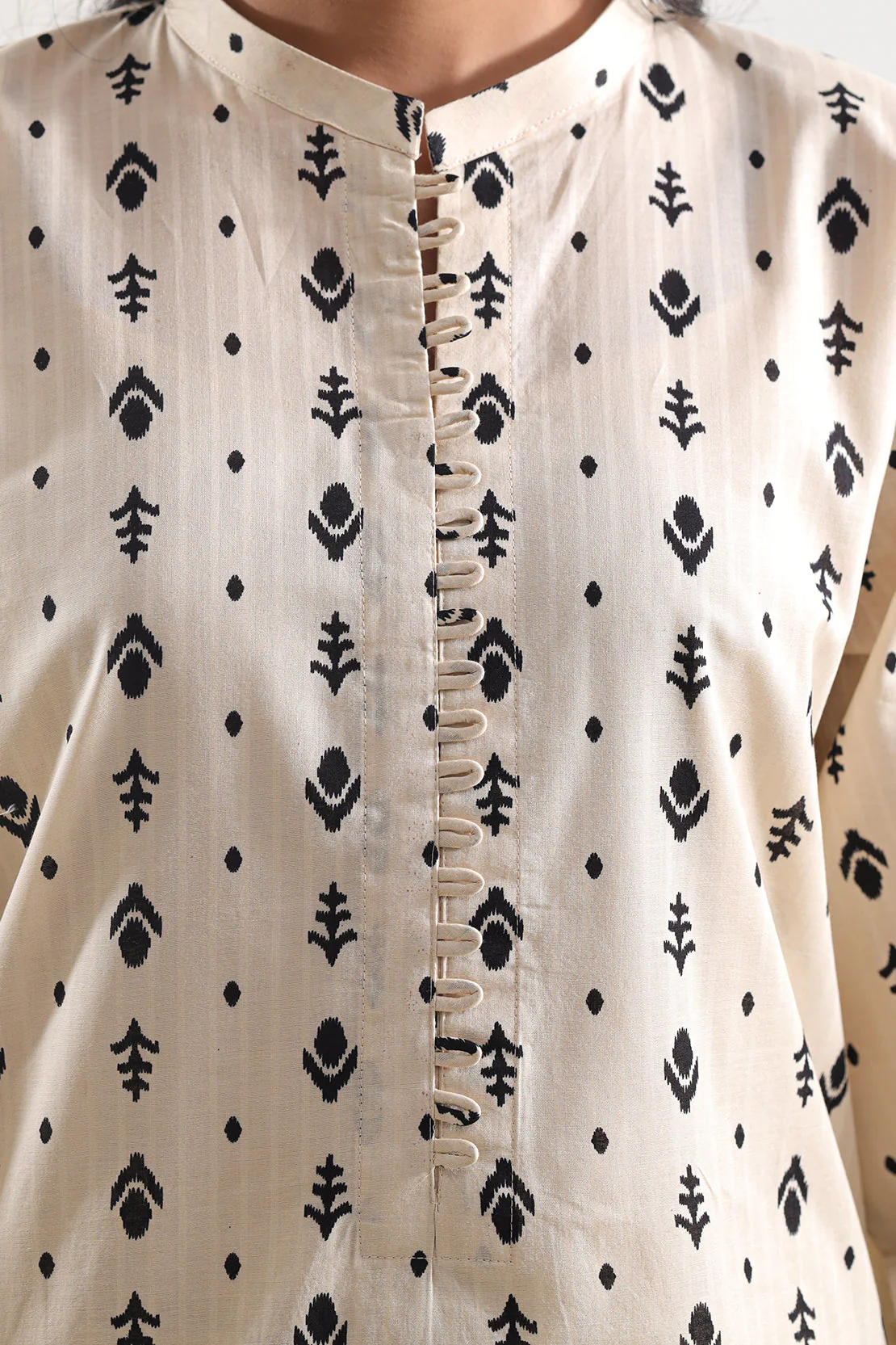 Printed Strip Lawn Stitched 2 Piece (Shirt/Trouser) - Image 5