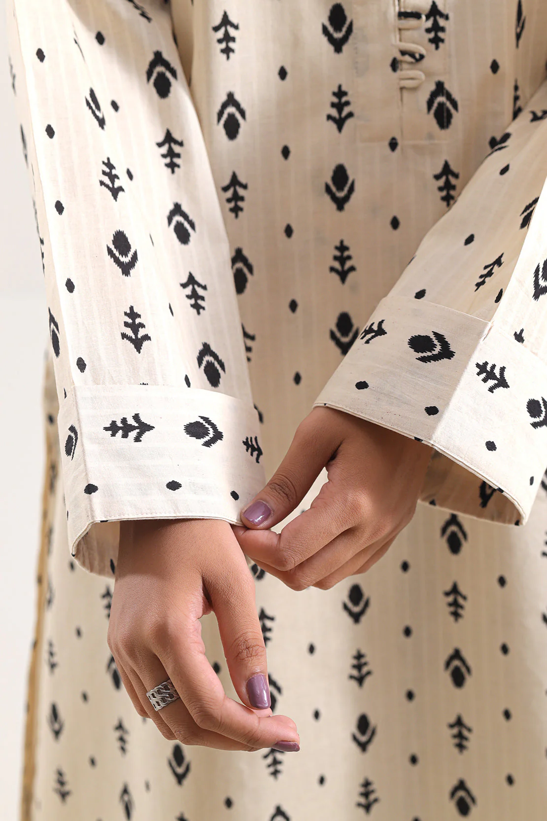 Printed Strip Lawn Stitched 2 Piece (Shirt/Trouser) - Image 6