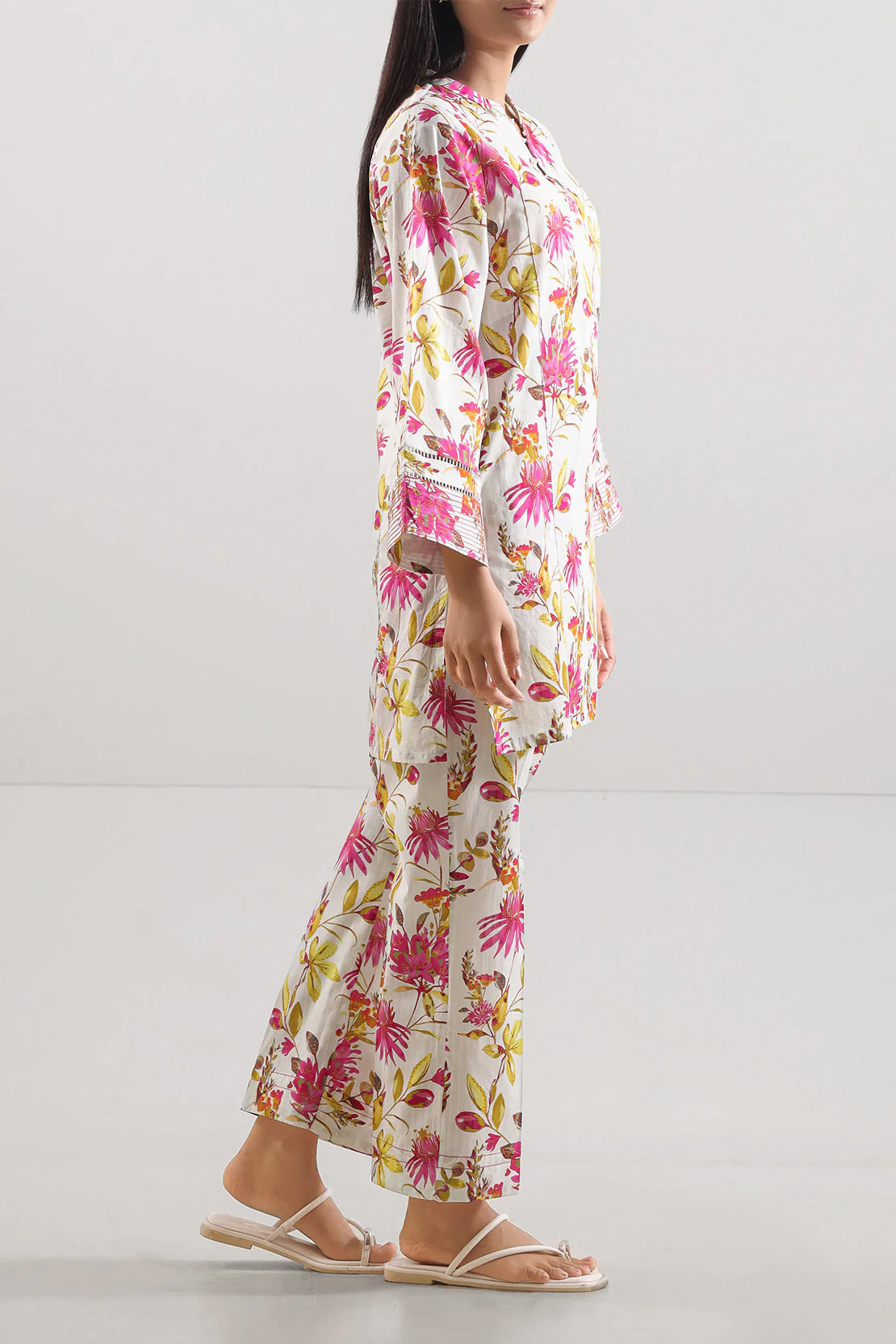 Printed Strip Lawn Stitched 2 Piece (Shirt/Trouser) - Image 3