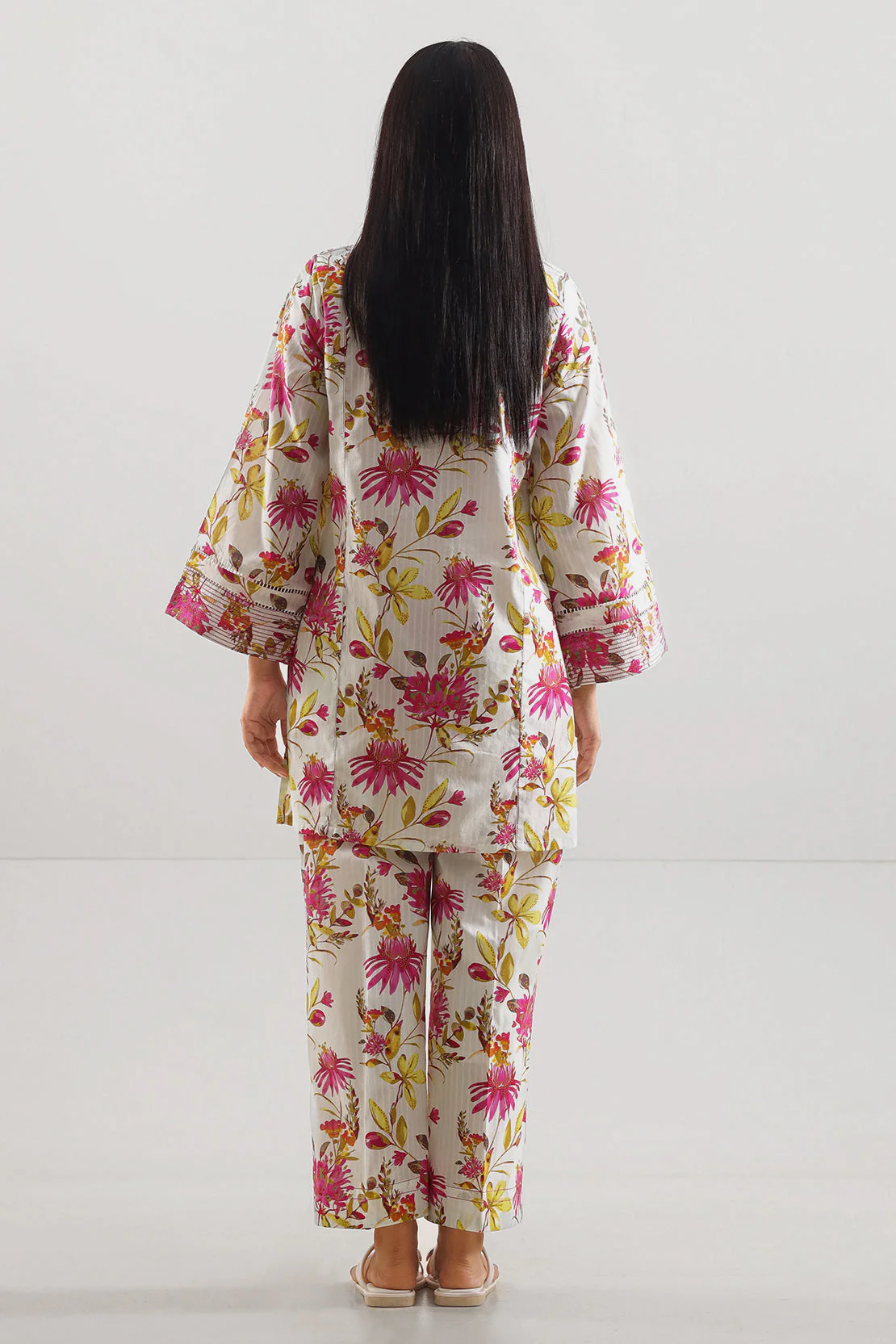 Printed Strip Lawn Stitched 2 Piece (Shirt/Trouser) - Image 7
