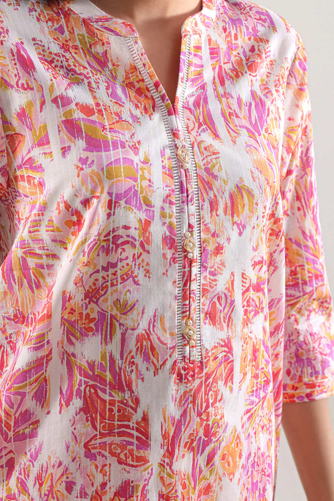Printed Strip Lawn Stitched 2 Piece (Shirt/Trouser) - Image 4