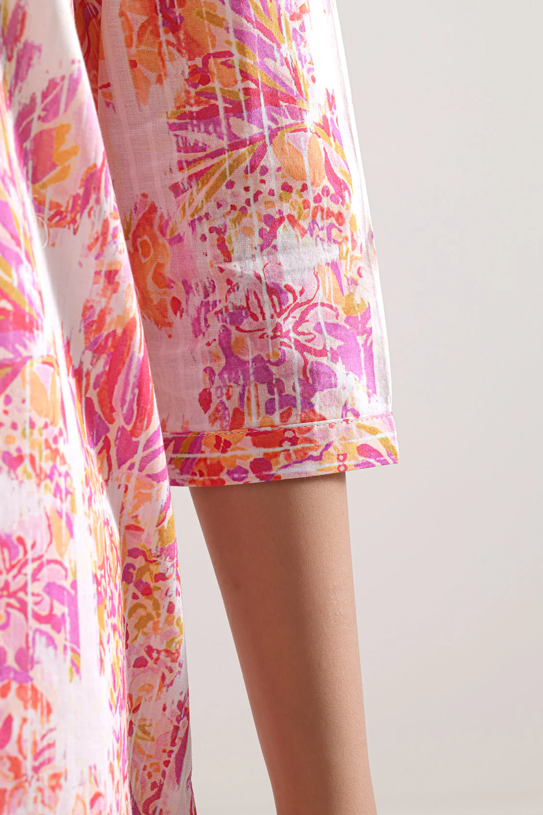 Printed Strip Lawn Stitched 2 Piece (Shirt/Trouser) - Image 5