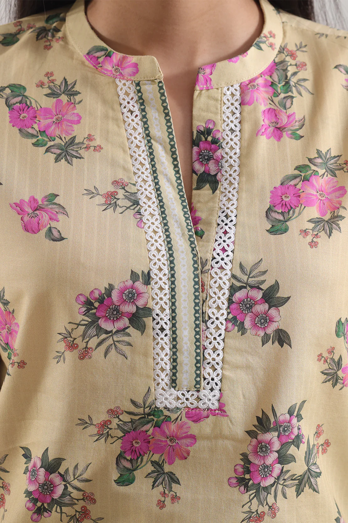 Printed Strip Lawn Stitched 2 Piece (Shirt/Trouser) - Image 4