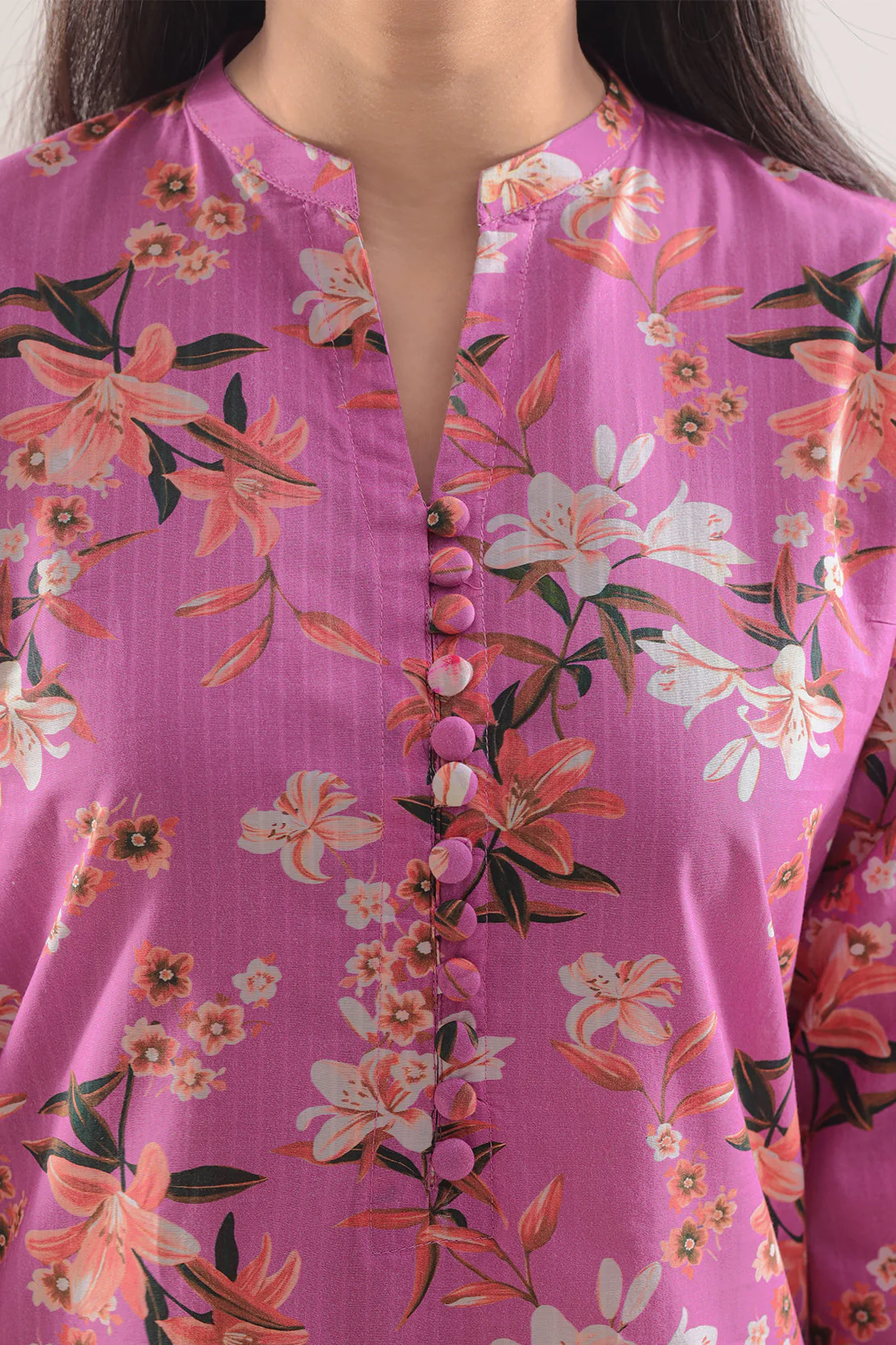 Printed Strip Lawn Stitched 2 Piece (Shirt/Trouser) - Image 4