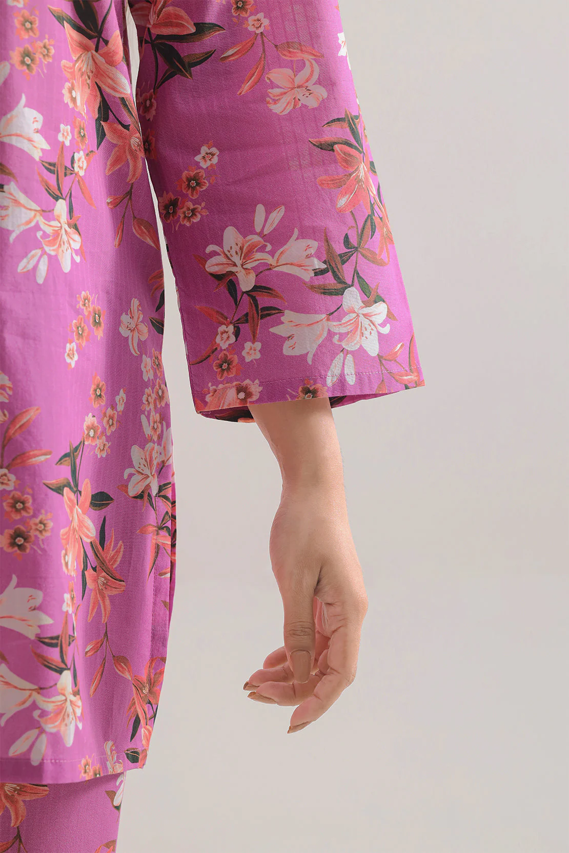 Printed Strip Lawn Stitched 2 Piece (Shirt/Trouser) - Image 5