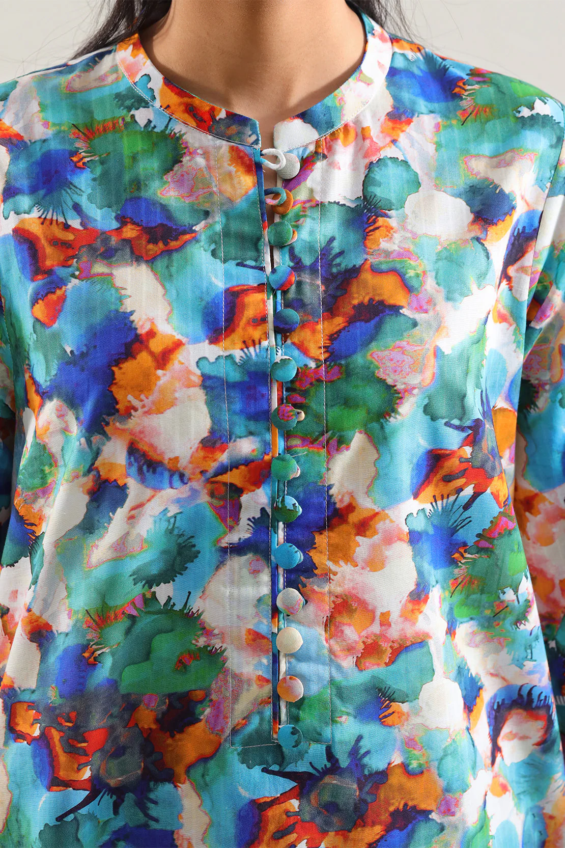 Printed Strip Lawn Stitched 2 Piece (Shirt/Trouser) - Image 4