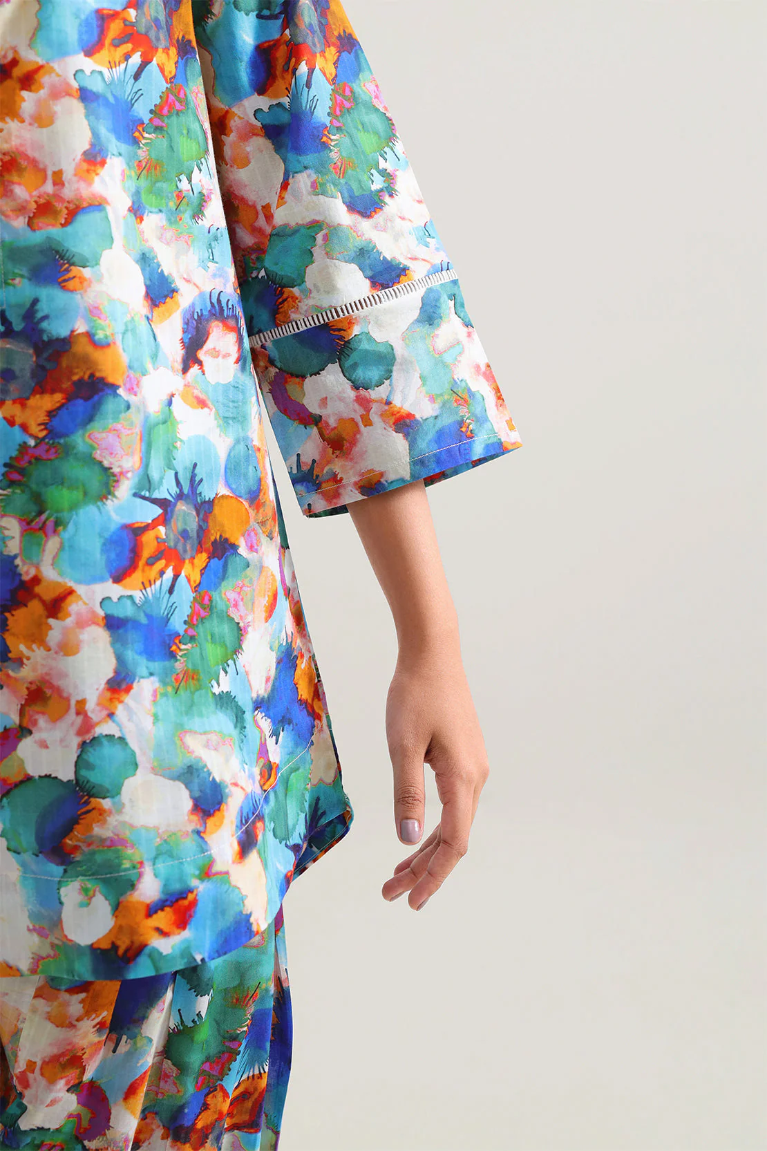 Printed Strip Lawn Stitched 2 Piece (Shirt/Trouser) - Image 5