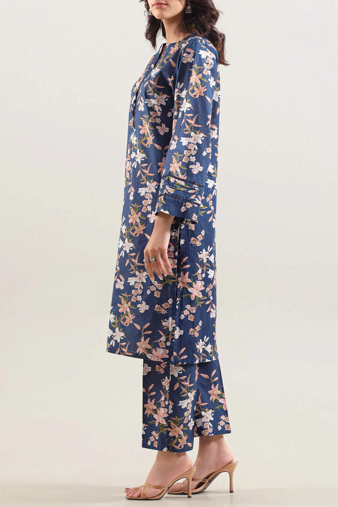 Printed Strip Lawn Stitched 2 Piece (Shirt/Trouser) - Image 2
