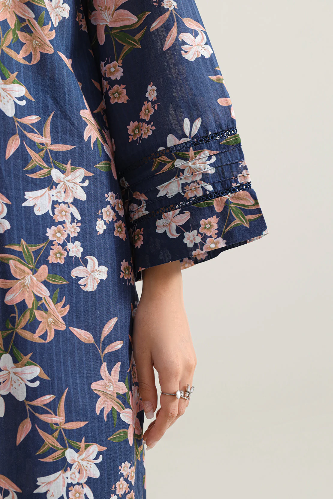 Printed Strip Lawn Stitched 2 Piece (Shirt/Trouser) - Image 5